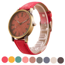 Fashion Women Watches Wavors Retro WristWatch Cowboy Leather Band Analog Quartz Watch Wrist Watches Men J4U66
