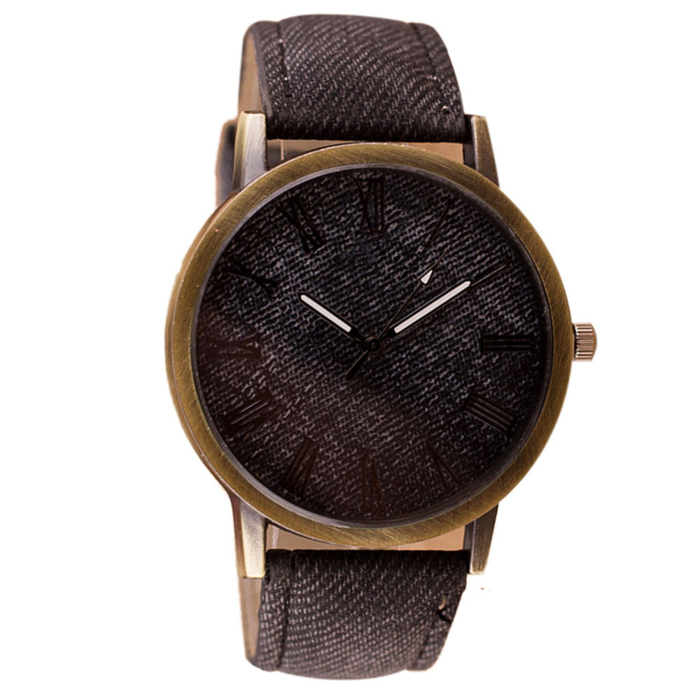 Fashion Women Watches Wavors Retro WristWatch Cowboy Leather Band Analog Quartz Watch Wrist Watches Men J4U66