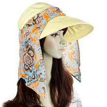 Fashion Women Lady Folding UV Protection Roll Up Wide-Brimmed Hat Multifunction Beach Sun Hat J4U66