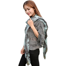 Fashion Women Warm Women Bali Yarn Gauze Scarf Warm Scarf Cowl Neck Long Scarf Shawl J4U66