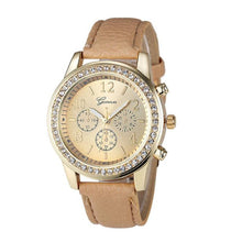 Faux Chronograph Quartz WatcheWomen Ladies Luxury Brand Classic Round Women Crystals Dress Watch relogios feminino  J4U66