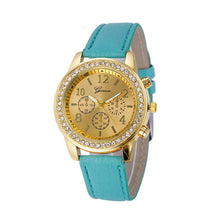 Faux Chronograph Quartz WatcheWomen Ladies Luxury Brand Classic Round Women Crystals Dress Watch relogios feminino  J4U66