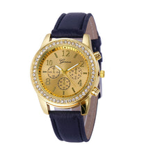 Faux Chronograph Quartz WatcheWomen Ladies Luxury Brand Classic Round Women Crystals Dress Watch relogios feminino  J4U66