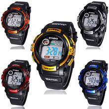 Boy Multifunction Digital LED Sports Alarm Date Waterproof Wrist Quartz Watch  J4U66