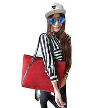 Simple Larger Capacity Leather Suede Women Bag Messenger Feminina Women Leather Handbags J4U66
