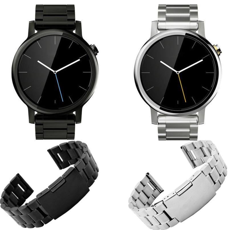 Stainless Steel Watch Band Bracelet For Motorola Moto 360 2nd 46mm  J4U66
