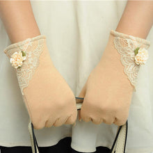 Lovely Lady Outdoor Stretchy Soft Warm Wrist Gloves Screen Gloves For Mobile Phone Tablet Pad J4U66