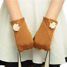 Lovely Lady Outdoor Stretchy Soft Warm Wrist Gloves Screen Gloves For Mobile Phone Tablet Pad J4U66