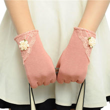 Lovely Lady Outdoor Stretchy Soft Warm Wrist Gloves Screen Gloves For Mobile Phone Tablet Pad J4U66