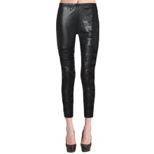 Women Sexy High Slim Leather Stretch Leggings Pants Fit Pencil Trousers Disco Pants J4U66