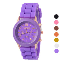 7 Colors Ssilicone Rubber Jelly Gel Quartz Analog Fashion Sports Women Girl Wrist Watch Unisex relogio feminino J4U66