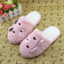 Warm Lovely Velvet Soft Plush Slipper Women Ladies Home Non-silp Bowknot Slippers Indoor Shoes J4U66