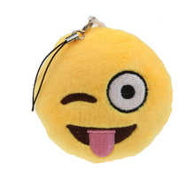 Cute Small Emoji Smiley Emoticon Amusing Key Chain Soft Toy Gift Pendant Bag Fast Shipping J4U66