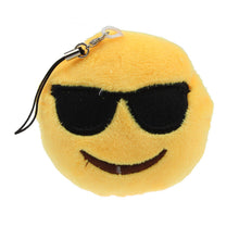 Cute Small Emoji Smiley Emoticon Amusing Key Chain Soft Toy Gift Pendant Bag Fast Shipping J4U66