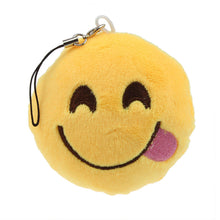 Cute Small Emoji Smiley Emoticon Amusing Key Chain Soft Toy Gift Pendant Bag Fast Shipping J4U66