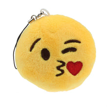 Cute Small Emoji Smiley Emoticon Amusing Key Chain Soft Toy Gift Pendant Bag Fast Shipping J4U66