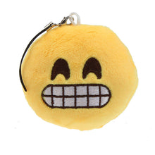 Cute Small Emoji Smiley Emoticon Amusing Key Chain Soft Toy Gift Pendant Bag Fast Shipping J4U66