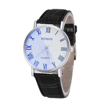 Fashion Luxury Men Leather Quartz Analog Wrist Watch Watches&  J4U66