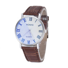 Fashion Luxury Men Leather Quartz Analog Wrist Watch Watches&  J4U66