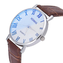 Fashion Luxury Men Leather Quartz Analog Wrist Watch Watches&  J4U66