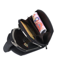 Men Mini Leather Credit Card ID Coin Holder Money Clip Wallet Billfold Purse Wallet Dollar Package J4U66