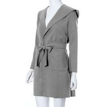 Fashion Women Trench Coat Slim Turn-down Collar Long Sleeve Casual Winer Overcoat Fast Shipping J4U66