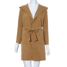 Fashion Women Trench Coat Slim Turn-down Collar Long Sleeve Casual Winer Overcoat Fast Shipping J4U66