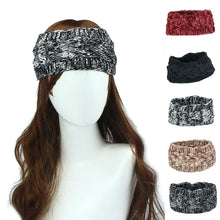 Women Ear Warmer Headwrap Double Color Headband Knit Flower Hairband Fast Shipping & Drop Shipping J4U66