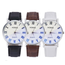 men watches top brand luxury military quartz watch casual PU Leather strap wristwatch relogio masculine J4U66