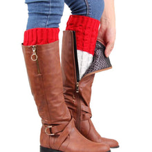 Korean Women Lady Knitted Crochet Socks Leg Boots Warmer Cover Leggings  J4U66