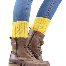 Korean Women Lady Knitted Crochet Socks Leg Boots Warmer Cover Leggings  J4U66