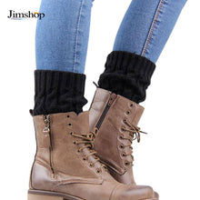 Korean Women Lady Knitted Crochet Socks Leg Boots Warmer Cover Leggings  J4U66