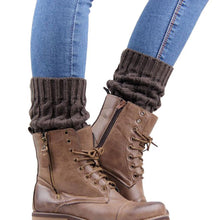 Korean Women Lady Knitted Crochet Socks Leg Boots Warmer Cover Leggings  J4U66