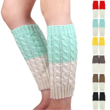 Korean Women Lady Knitted Crochet Socks Leg Boots Warmer Cover Leggings  J4U66