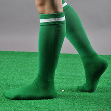 Men Striped Long Socks lacrosse Knee High Socks solid color thick socks  J4U66