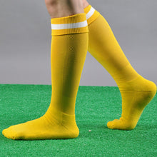 Men Striped Long Socks lacrosse Knee High Socks solid color thick socks  J4U66