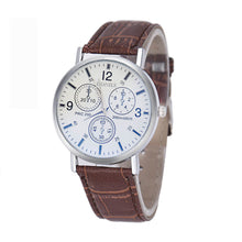 Mens Luxury Crocodile Faux Leather Analog high-end Business Wrist Watch Watches&  J4U66