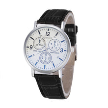 Mens Luxury Crocodile Faux Leather Analog high-end Business Wrist Watch Watches&  J4U66