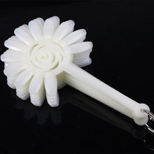 10pc Natural 12 Color Women Ladies False Nail Art Tips Sticks Polish Display Fan Salon Makeup Tools J4U66