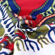 Women Dress Traditional African Print Dashiki Party Dresses Short Sleeve T shirt Dress Plus Size Tops J4U66