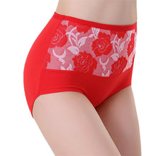 8 Colors High Waist Cotton Women Briefs Sexy Panties Plus Size  J4U66