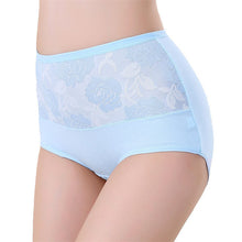 8 Colors High Waist Cotton Women Briefs Sexy Panties Plus Size  J4U66