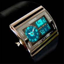 Digital LED Date Rubber Sport Waterproof Mens Boy Wrist Watch  J4U66
