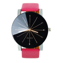 Men Luxury Quartz Dial Clock PU Leather Wrist Watch Round Case Wrist Watches Watch  J4U66