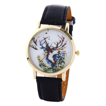 Women Men Fashion PU Leather Band Analog Quartz Vogue Wrist Watches Watch  J4U66