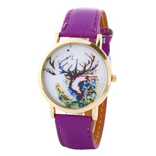 Women Men Fashion PU Leather Band Analog Quartz Vogue Wrist Watches Watch  J4U66