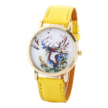 Women Men Fashion PU Leather Band Analog Quartz Vogue Wrist Watches Watch  J4U66