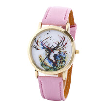 Women Men Fashion PU Leather Band Analog Quartz Vogue Wrist Watches Watch  J4U66