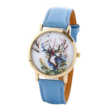 Women Men Fashion PU Leather Band Analog Quartz Vogue Wrist Watches Watch  J4U66
