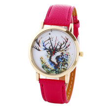 Women Men Fashion PU Leather Band Analog Quartz Vogue Wrist Watches Watch  J4U66